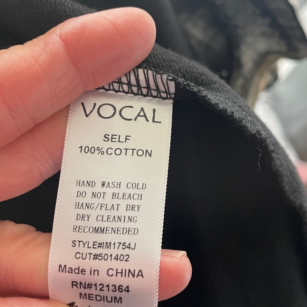 Vocal Studded Black and Gray Women's Jacket - Picture 4 of 5